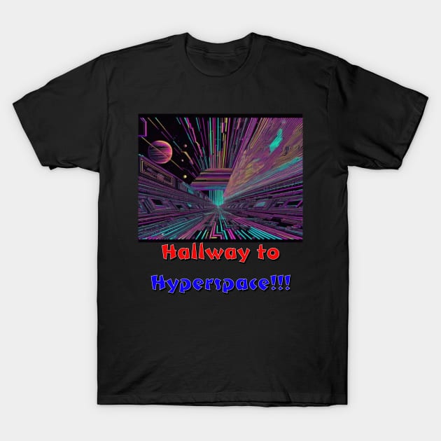 Hyper space 4.0 T-Shirt by Out of the world